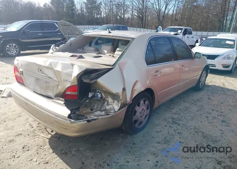 2002 Lexus Ls 430 z USA, uszkodzony, nr VIN JTHBN30F420054354